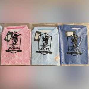 •NWT•{3} SCALES Outdoor Country Club SIMPLE DAYS Polo- LARGE